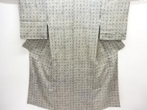アンティーク　紋錦紗花模様着物
